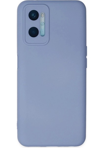 Bfs Oppo A96 Kılıf Nano Içi Kadife Silikon - Lila