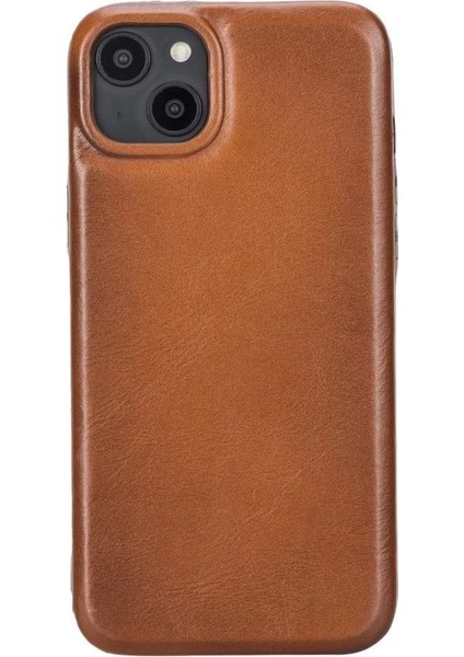Apple iPhone 14 Plus Uyumlu Deri Arka Kapak Rock RST2EF