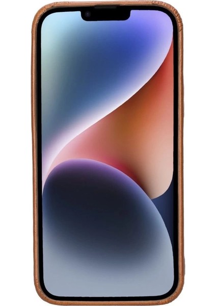 Apple iPhone 14 Plus Uyumlu Deri Arka Kapak Rock RST2EF fırsatları