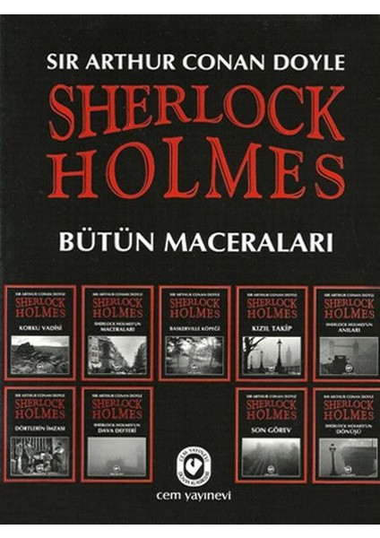 Sherlock Holmes Bütün Maceraları (9 Kitap Takım)