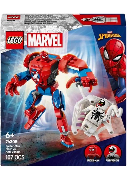 Bfs LEGO Marvel Örümcek Adam Robotu, Anti Venom’a Karşı 76308 fırsatları