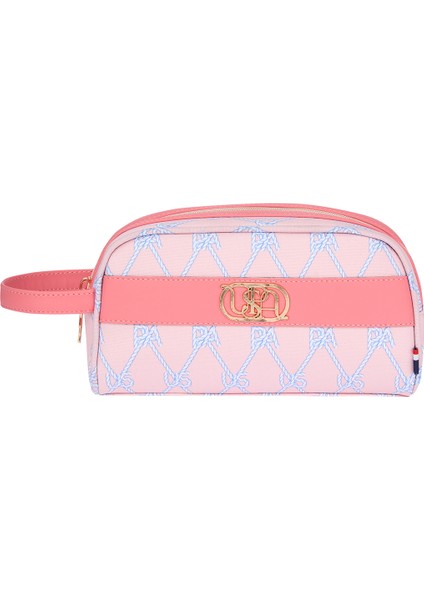 Pembe Makyaj ve El Çantası, Şık Portföy Tasarımıyla Kullanışlı ve Tarz Sahibi