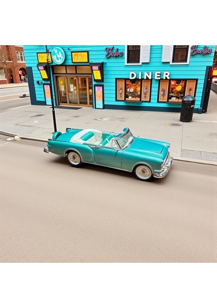 1953 Packard Karayip Yeşili 1:18 Yol Imzası Açılış Kaputları ve Kapıları