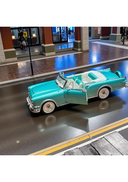 1953 Packard Karayip Yeşili 1:18 Yol Imzası Açılış Kaputları ve Kapıları fiyatları