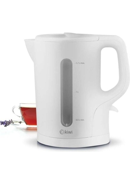 Beyaz 1,7 L Su Isıtıcı Kettle KK-3304, Şık ve Pratik Kullanım