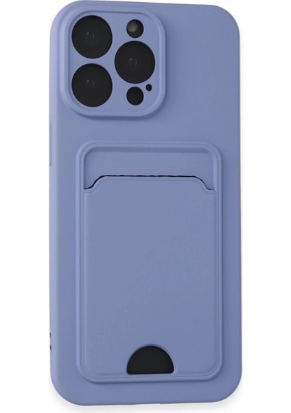 Bfs iPhone 14 Pro Max Kılıf Kelvin Kartvizitli Silikon - Lila
