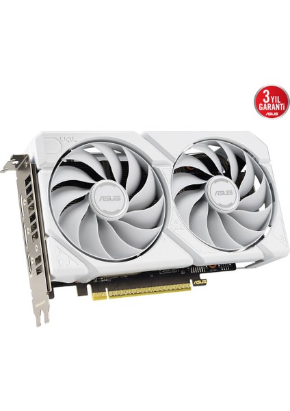 DUAL-RX9060XT-16G-WHITE-AMD-RADEON-RX 9060 XT-16G-16GB GDDR6-128BIT-3250MHZ-HDMI-2XDP-EKRAN Kartı
