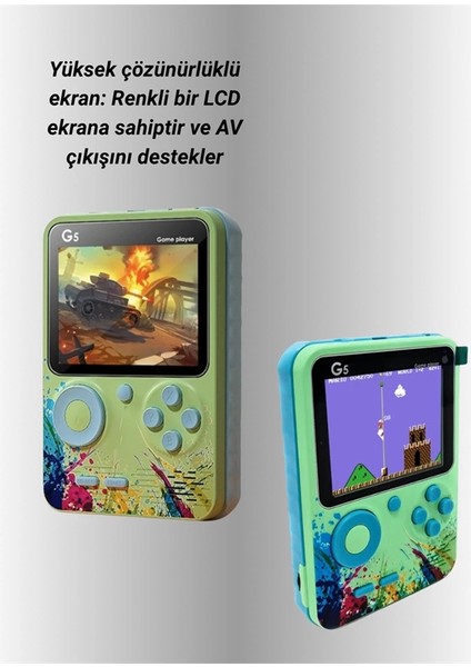 G5 Taşınabilir Retro Oyun Konsolu – Çocuk ve Yetişkinler Için fırsatları