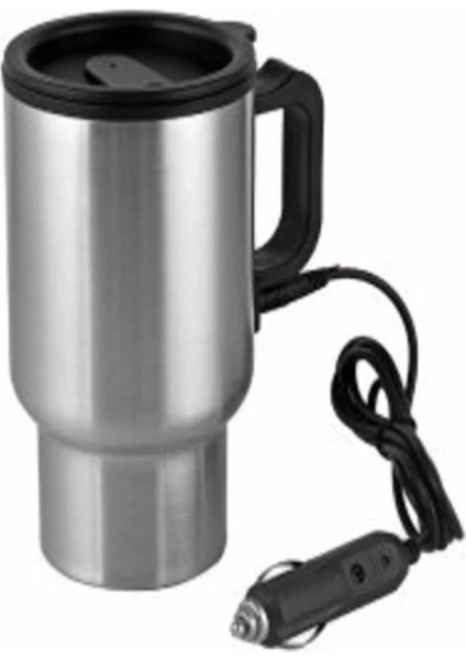 Gri Araç Içi Su Isıtıcı Termos Kupa Bardak Oto Çay Kahve Makinesi fiyatları