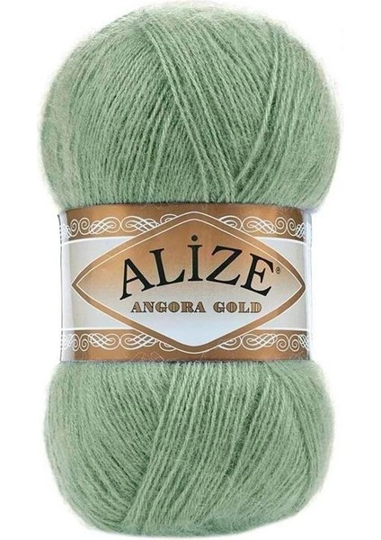 Angora Gold 852 Yeşil Çay Renk El Örgü Ipi - 1 Adet