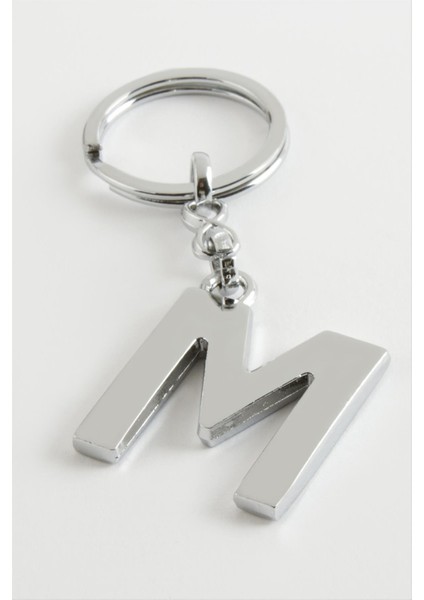 Msa-Shop Metal Harf Anahtarlık-M