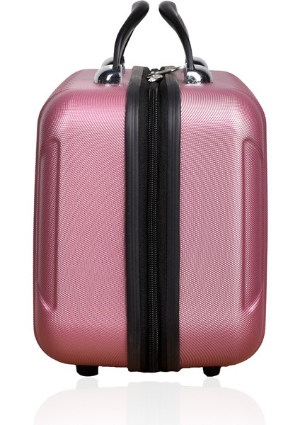 Gül Kurusu Renkli Abs Makyaj Çantası ve El Valizi, Şık ve Kullanışlı Tasarım modelleri