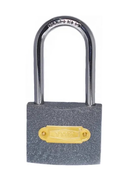 Ymk Eko Gri Döküm Uzun Kancalı Asma Kilit 32MM