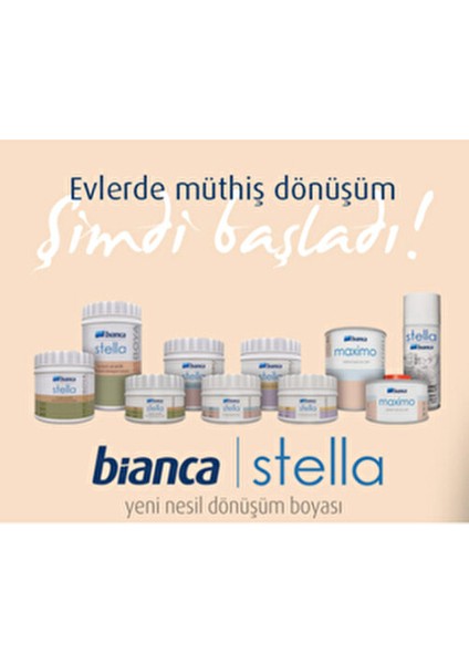 Stella Altın Renk İç Cephe Boyası Su Bazlı Akrilik 0.5 ml fiyatları