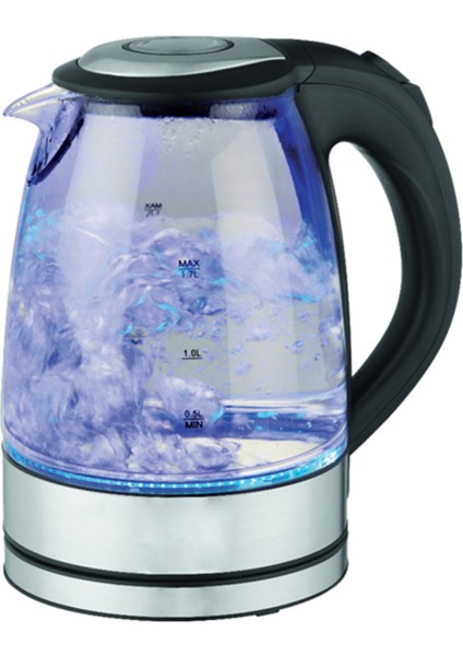 Cam Kettle Elektrikli Isıtıcı, Siyah, Şık Tasarım fiyatları