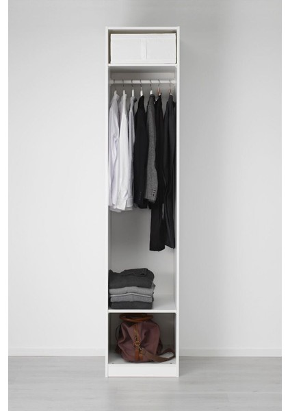 Pax Gardırop, Beyaz-Aynalı Cam, 50X60X236 cm fiyatları