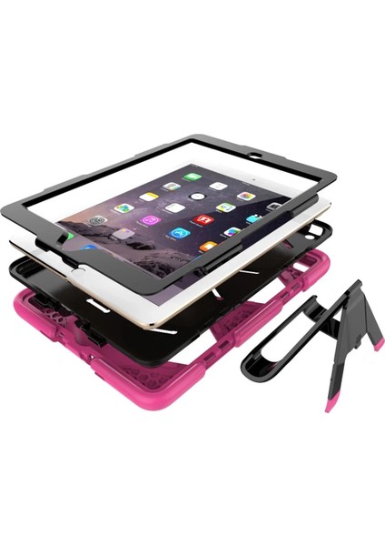 Bfs iPad 5 Air 9.7 Kılıf Griffin Tablet Kapak - Pembe