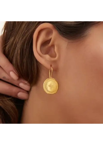 22 Ayar Otantik Tuğra Altın Küpe fiyatları