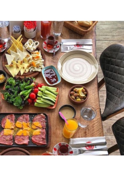 - 6 Adet Terrain Gourmet Düz Tabak 17 cm (6 Kişilik)