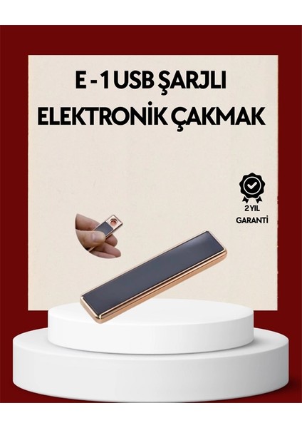 Plazma Ark Teknolojili Elektrikli Çakmak – Dokunmatik, LED Göstergeli, Şarj Edilebilir