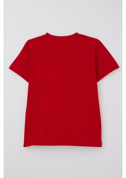 Erkek Çocuk Tişört Türk Bayraklı 4-14 Yaş, Kırmızı fırsatları