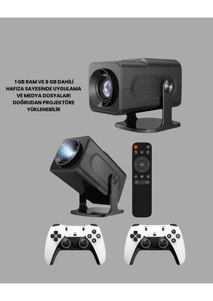 HCS350PRO 1080P Full Hd Taşınabilir Android Projektör modelleri