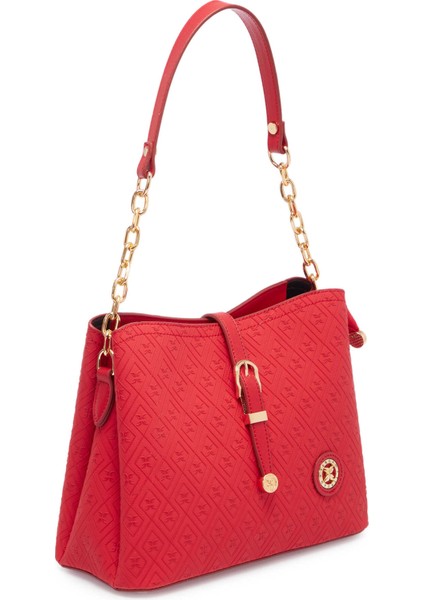 Kırmızı Print Kadın Omuz Çantası - S1WPR0000802-S4R fiyatları