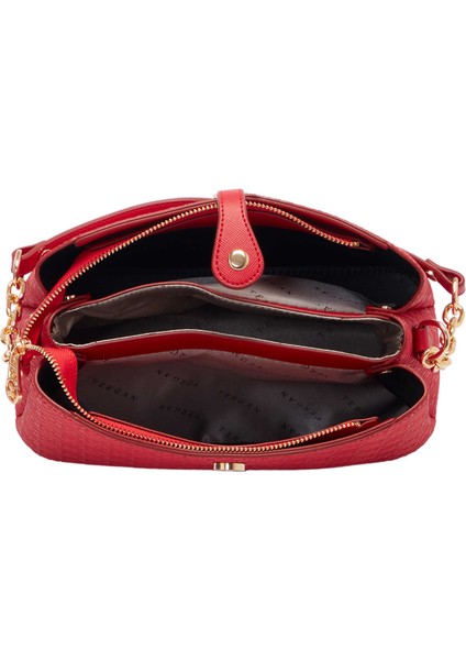 Kırmızı Print Kadın Omuz Çantası - S1WPR0000802-S4R fırsatları