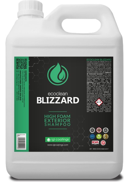 Igl Ecoshine Blizzard 5lt ( Yüksek Köpüklü Araç Yıkama Şampuanı ) fiyatları