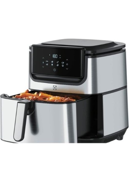 8 Programlı, 7 L Sepet, 5.4 L Kızartma, Gri Sıcak Hava Fritözü