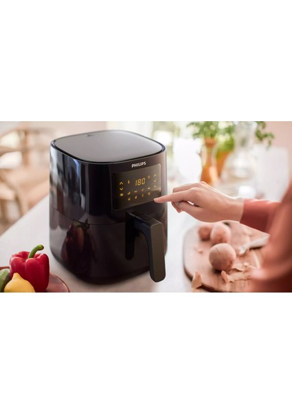 3000 Serisi L Yağsız Fritöz, Şık Siyah ve Beyaz Renk Seçenekleri fırsatları