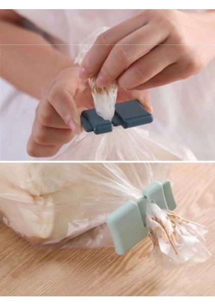 6'lı Hava Sızdırmaz Poşet Torba Ambalaj ve Paket Kıstırmalı Kapatma Klipsi modelleri