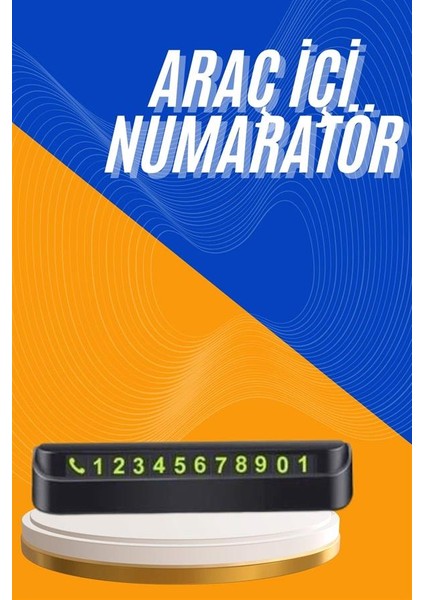 Sepetim Tüm Araçlara Uyumlu Araç Içi Park Numaratör Oto Araç Numaratör fiyatları