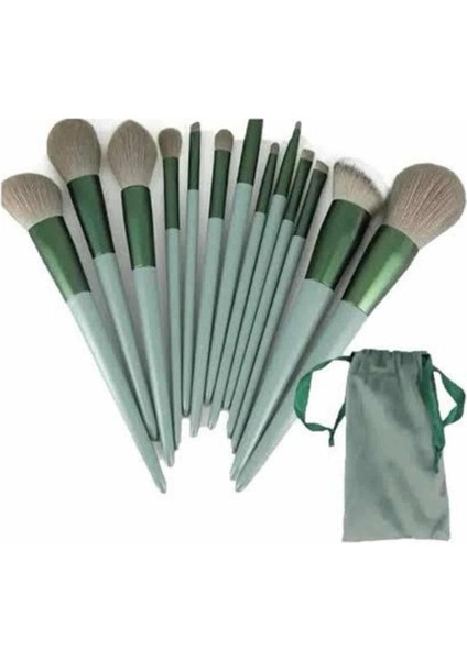 Sepetim 13 Parça Makyaj Fırça Seti Far Kontür Aydnlatıcı Fırçası Iz Bırakmaz Hafif ve Yumuşak fırsatları