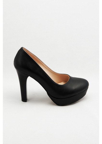 Siyah Kadın Klasik Topuklu Ayakkabı 2001SIYAH Cilte fiyatları