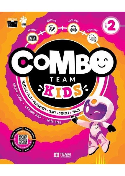 Combo Team Kids 2 (Pratice+Test+Vocobulary+Craft+Sticker+Songs)