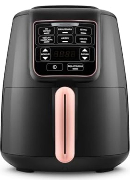 3'ü 1 Arada Büyük Boy Rose Gold Havalı Fritöz fiyatları