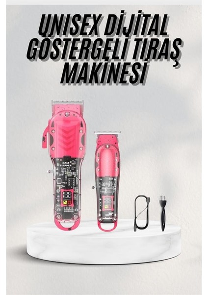 Sepetim Renkli Profesyonel Tıraş Makinesi USB Şarjlı Saç Kesme Makinesi fiyatları