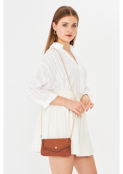 Allegra Taba Zincirli Günlük Mini Kadın Omuz, Kol ve El Çantası