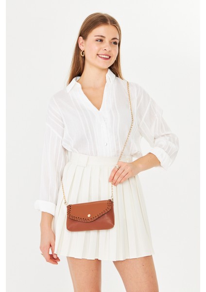 Allegra Taba Zincirli Günlük Mini Kadın Omuz, Kol ve El Çantası