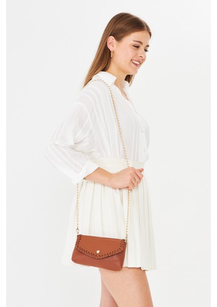 Allegra Taba Zincirli Günlük Mini Kadın Omuz, Kol ve El Çantası