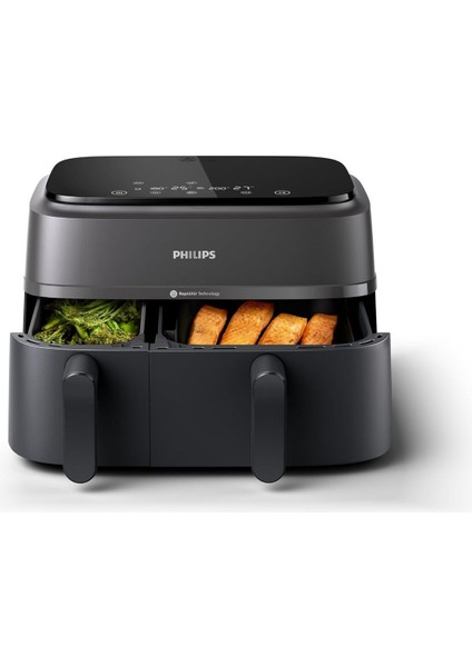 Iki Sepetli Airfryer 3000 Serisi, 2750W, Siyah Renkli, Sağlıklı ve Hızlı Pişirme fiyatları
