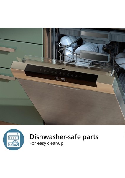 Iki Sepetli Airfryer 3000 Serisi, 2750W, Siyah Renkli, Sağlıklı ve Hızlı Pişirme