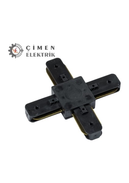 Noas YL99 0001 Monofaze Ray Artı Bağlantı Aparatı Siyah Renk