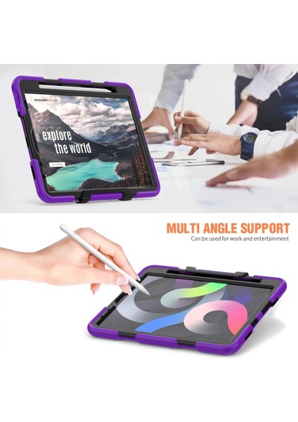 Bfs iPad Pro 11 (2020) Kılıf Griffin Tablet Kapak - Mor