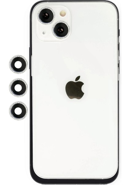 Bfs iPhone 14 Shine Kamera Lens - Gümüş