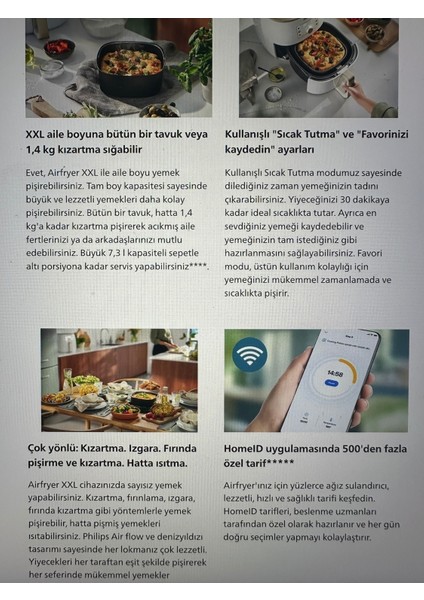 7.3 L Aile Boyu Çok Işlevli Airfryer, Kızartma, Fırınlama, Izgara, Şık Tasarım fırsatları