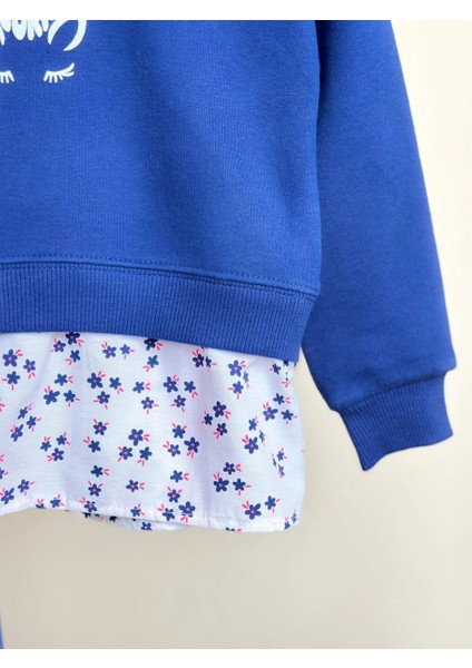 Gömlek Detaylı Sweatshirt ve Ispanyol Paça Tayt fiyatları