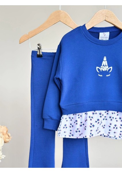 Gömlek Detaylı Sweatshirt ve Ispanyol Paça Tayt modelleri