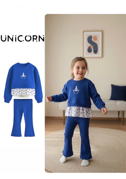 Gömlek Detaylı Sweatshirt ve Ispanyol Paça Tayt fırsatları